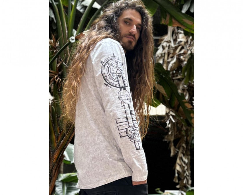 ALCHEMIST Long Sleeve Shirt In White