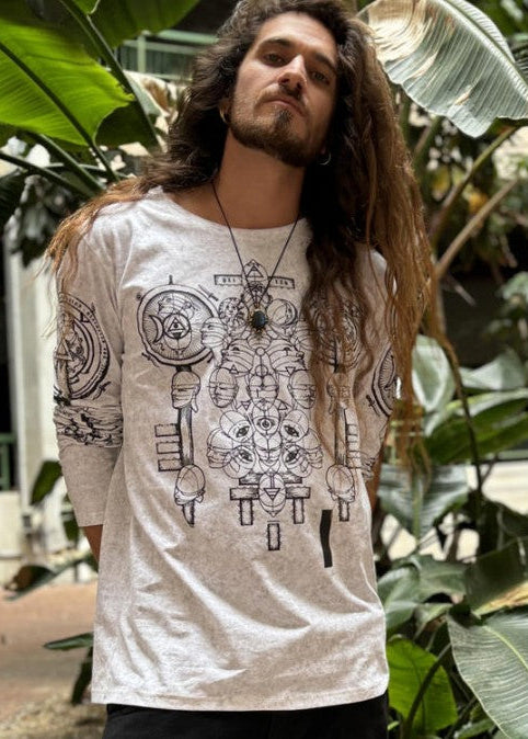 ALCHEMIST Long Sleeve Shirt In White