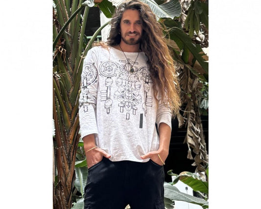 ALCHEMIST Long Sleeve Shirt In White