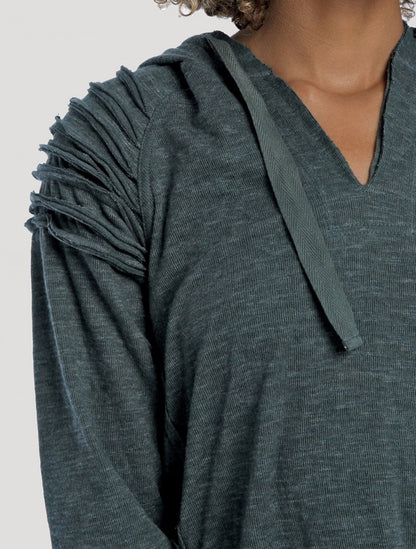 KUBA Hood Jumper In Teal