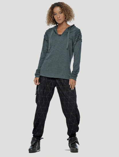 KUBA Hood Jumper In Teal