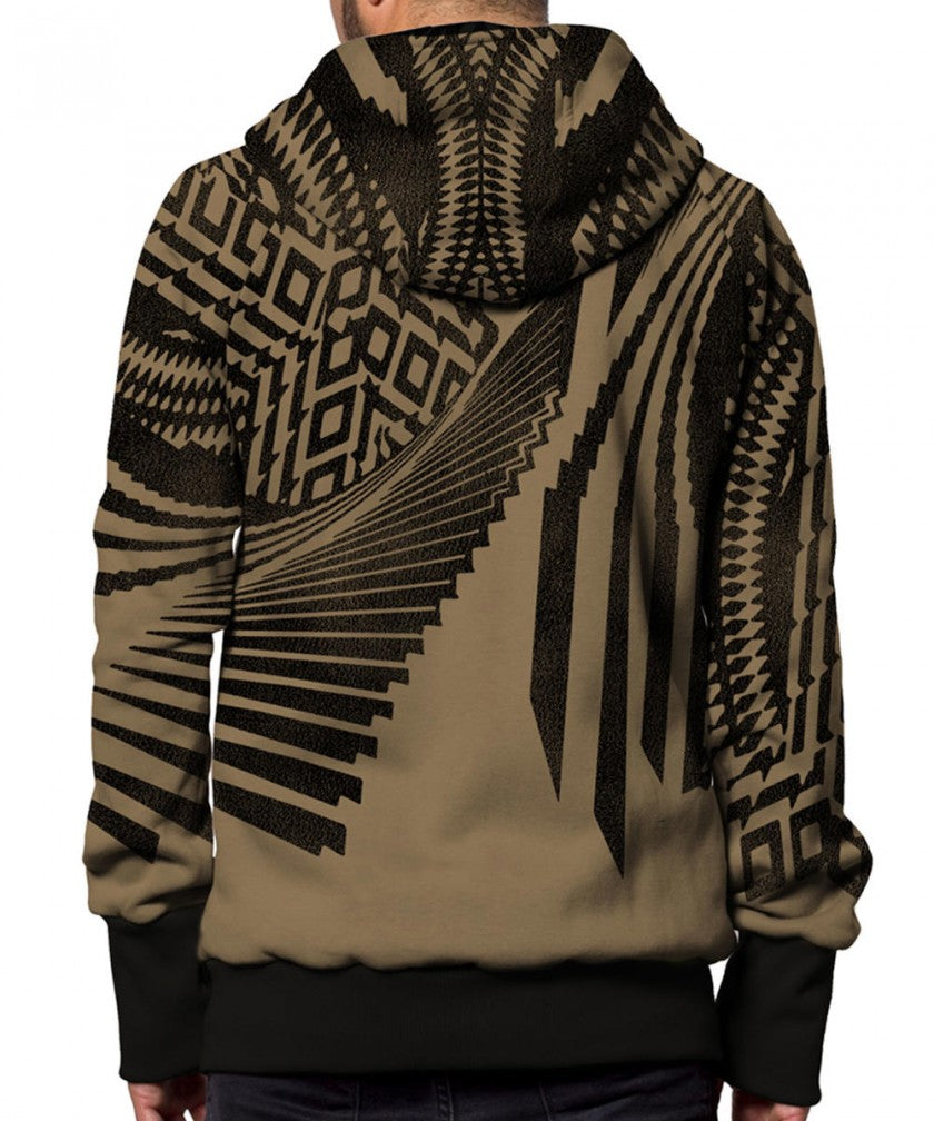 ATAR Zipped Hood In Moka