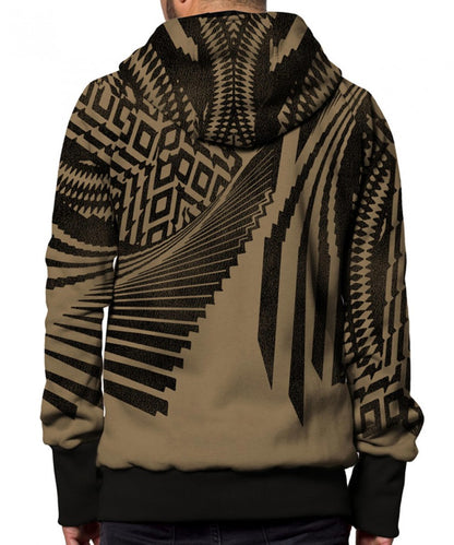 ATAR Zipped Hood In Moka