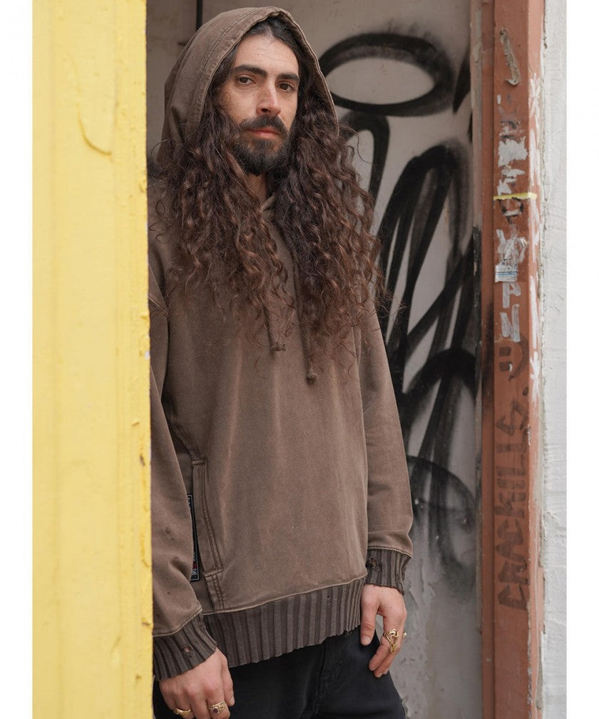 PAX UNISEX Hood In Wash Brown