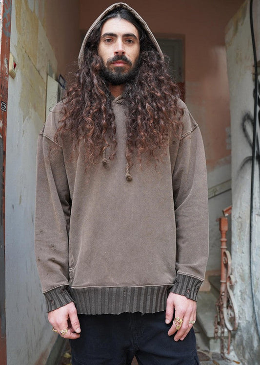PAX UNISEX Hood In Wash Brown