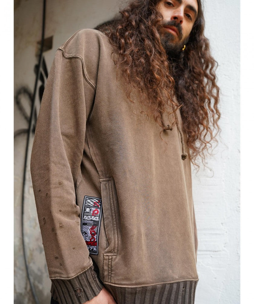 PAX UNISEX Hood In Wash Brown