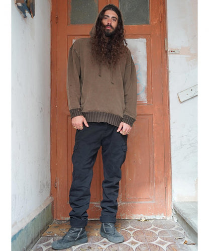 PAX UNISEX Hood In Wash Brown
