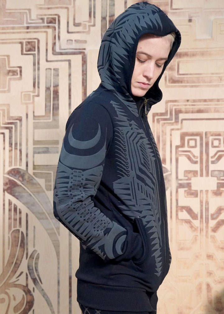 JETT WO Hooded Jacket In Black