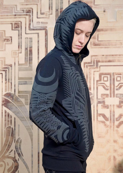 JETT WO Hooded Jacket In Black