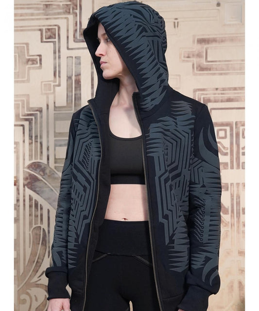 JETT WO Hooded Jacket In Black