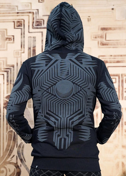 JETT WO Hooded Jacket In Black