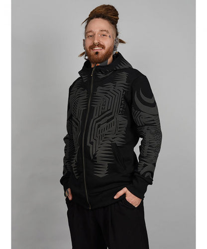 JETT Hooded Jacket In Black