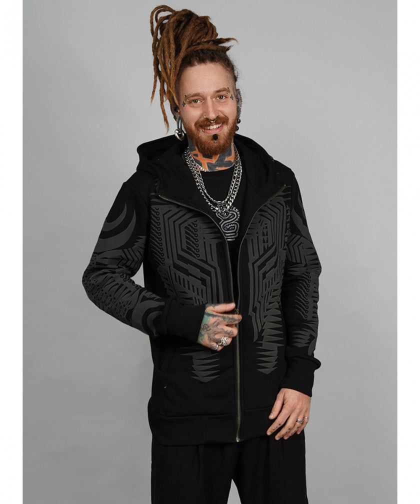 JETT Hooded Jacket In Black
