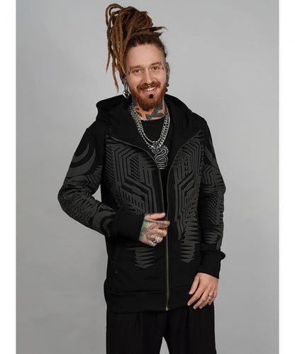JETT Hooded Jacket In Black
