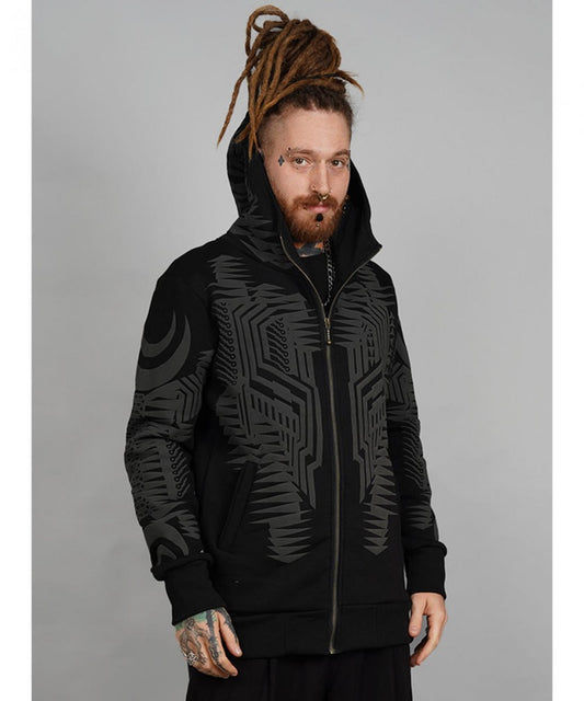 JETT Hooded Jacket In Black