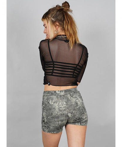 REPTILIA Shorts In Olive