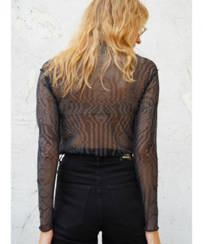 ICHI NET Long Sleeve Top