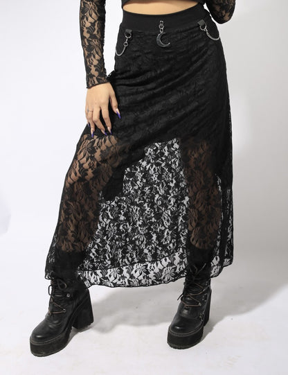D.O.L MOON LACE SKIRT