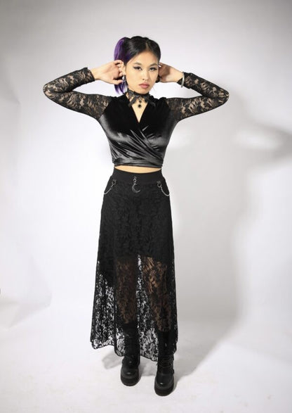 D.O.L MOON LACE SKIRT