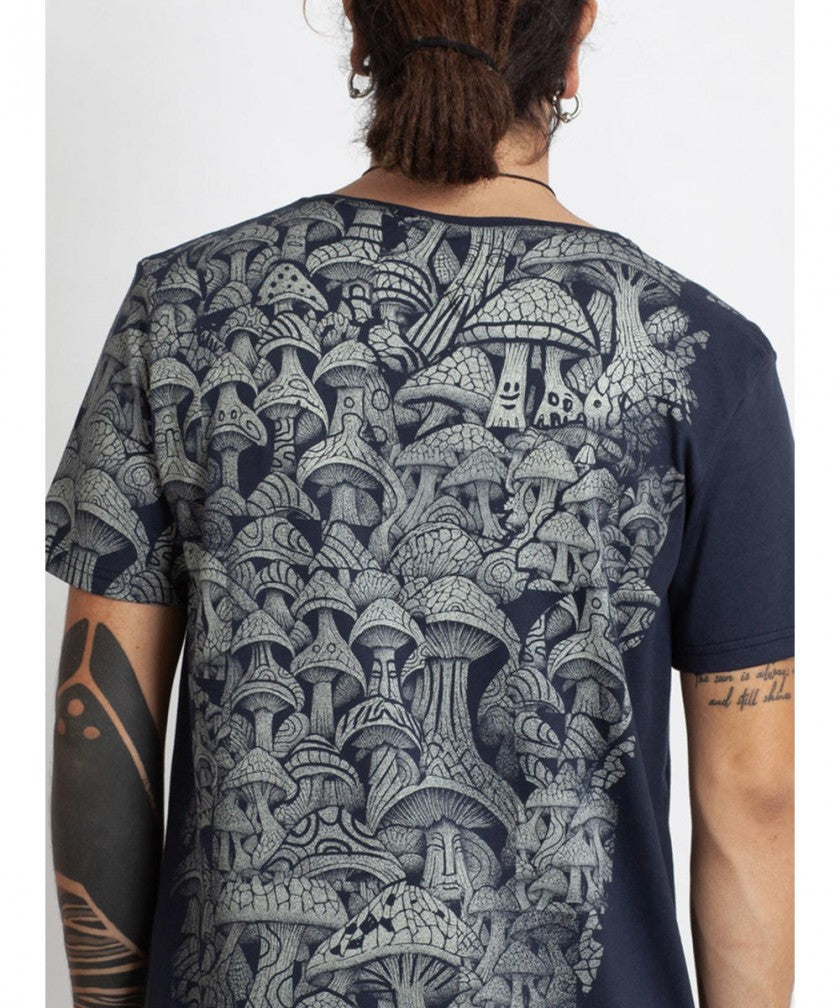 DEEP FOREST  T-Shirt In Blue