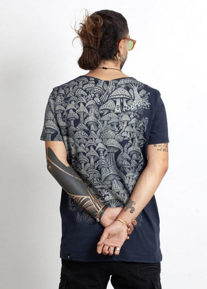 DEEP FOREST  T-Shirt In Blue