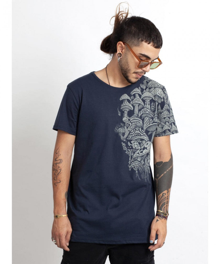 DEEP FOREST  T-Shirt In Blue