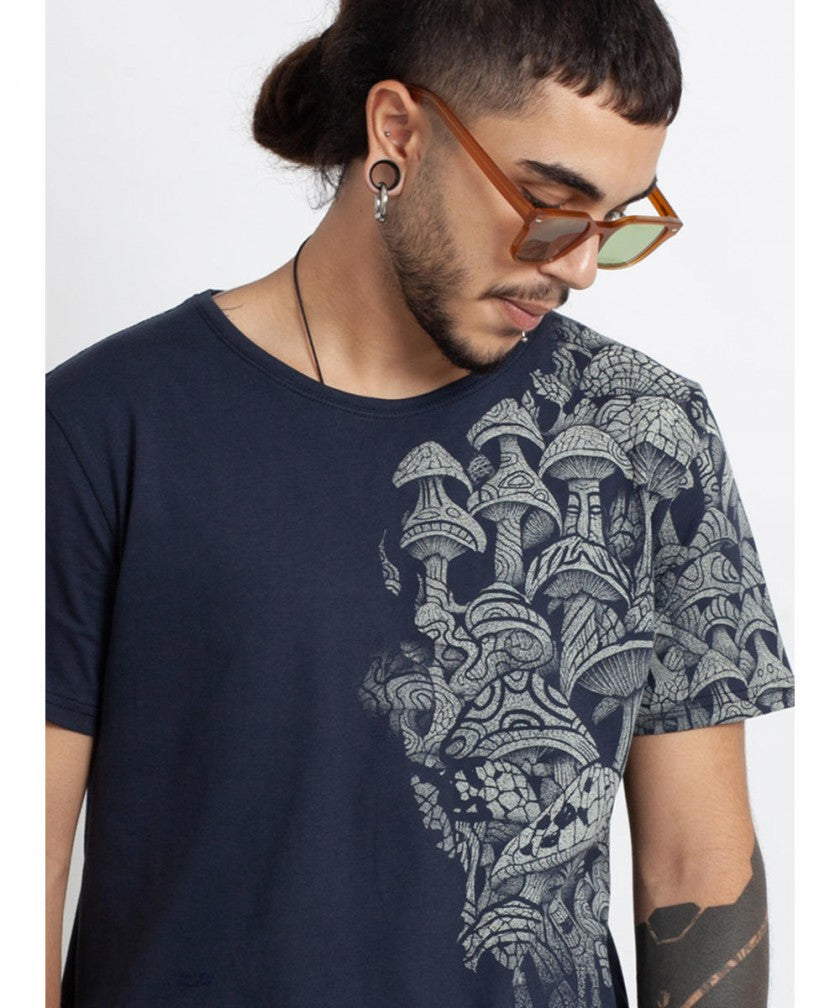 DEEP FOREST  T-Shirt In Blue