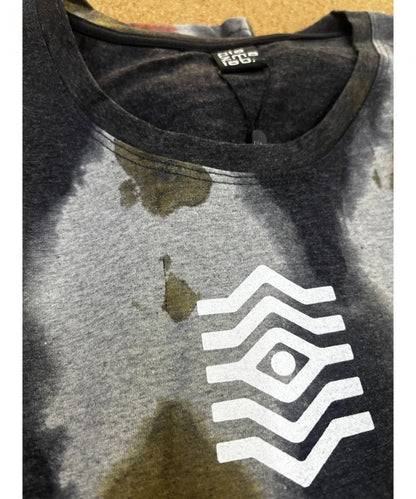 SOLOS T-Shirt In Rust Grey Tie-Dye