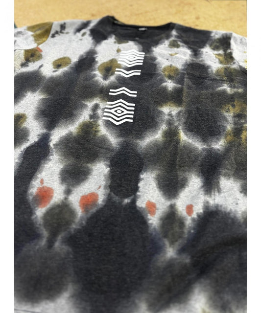 SOLOS T-Shirt In Rust Grey Tie-Dye