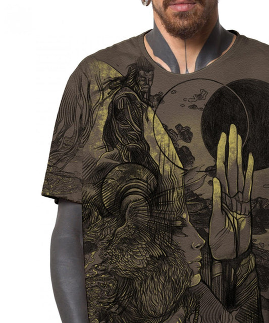 SARMATA V2 T-Shirt In Stone Mel