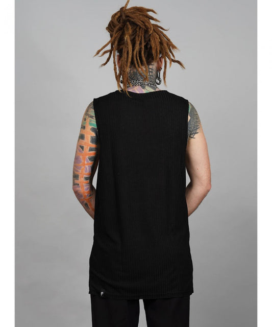 SHALVATA Tank Top In Black