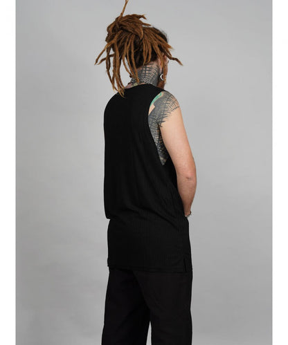 SHALVATA Tank Top In Black