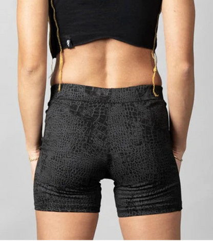 REPTILIA Shorts In Black