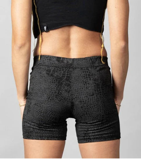 REPTILIA Shorts In Black