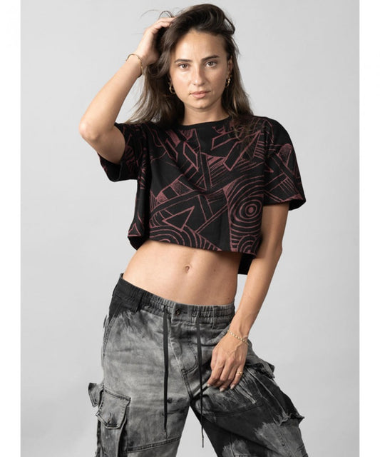 MOONA Crop Top In Black