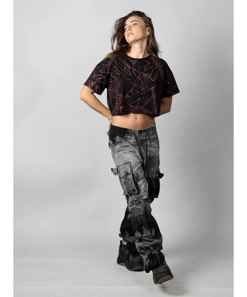 MOONA Crop Top In Black
