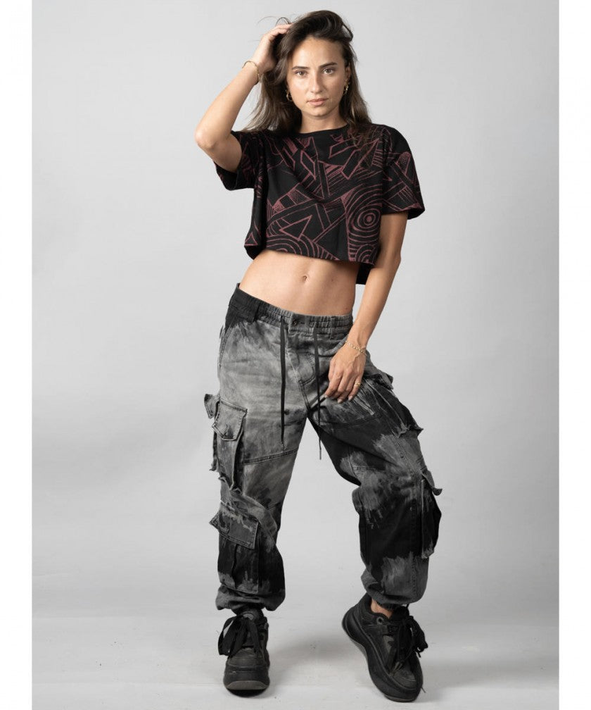 MOONA Crop Top In Black