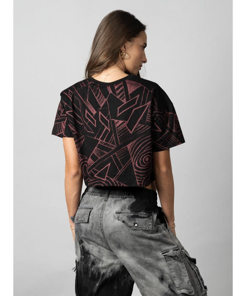 MOONA Crop Top In Black