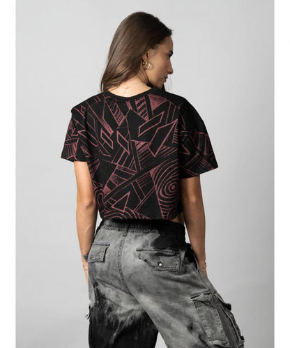 MOONA Crop Top In Black