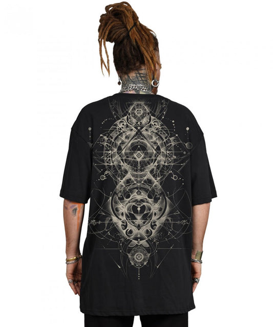 ORNAMENT GALAXY T-Shirt In Black