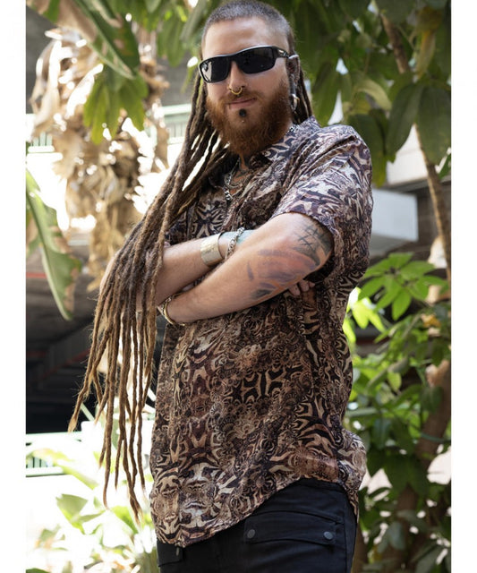 SOLARIS Short Sleeve Botton Shirt