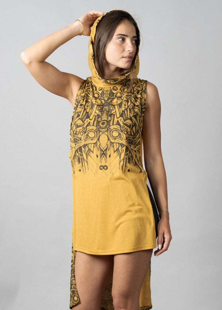 ASM Short Sleeve Tunic In Musterd