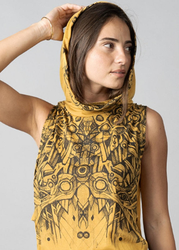 ASM Short Sleeve Tunic In Musterd