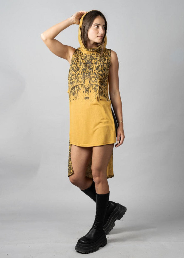 ASM Short Sleeve Tunic In Musterd