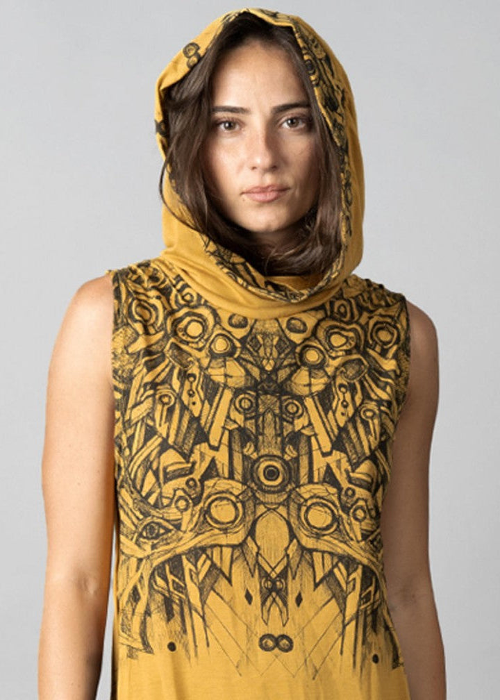 ASM Short Sleeve Tunic In Musterd