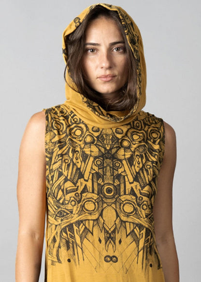 ASM Short Sleeve Tunic In Musterd