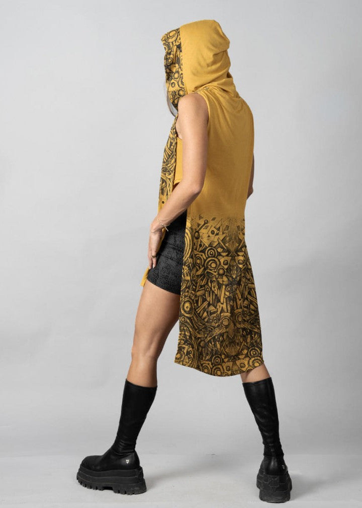 ASM Short Sleeve Tunic In Musterd