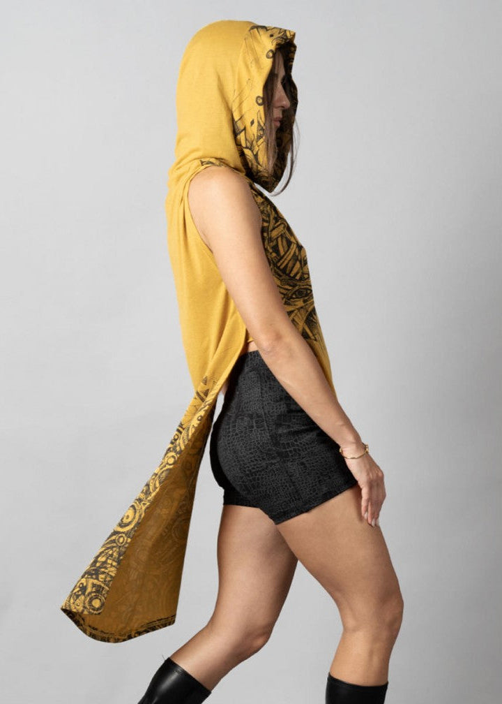 ASM Short Sleeve Tunic In Musterd