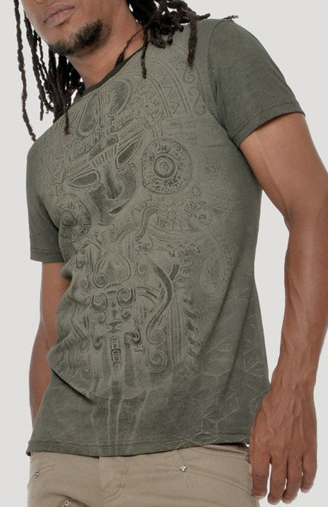 MAYA T-Shirt In Olive Noir