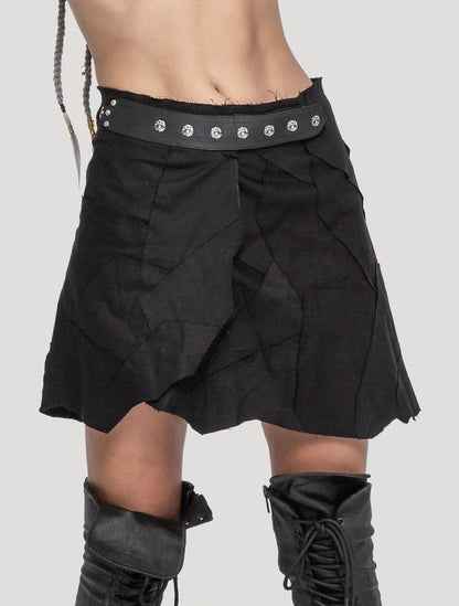 New Pecoa Veg Skirt  - BLACK